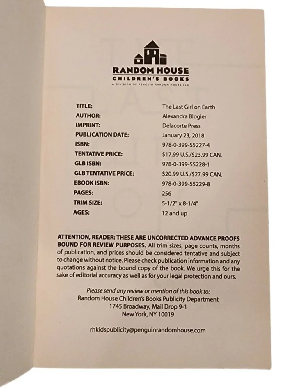 random house advanced readers